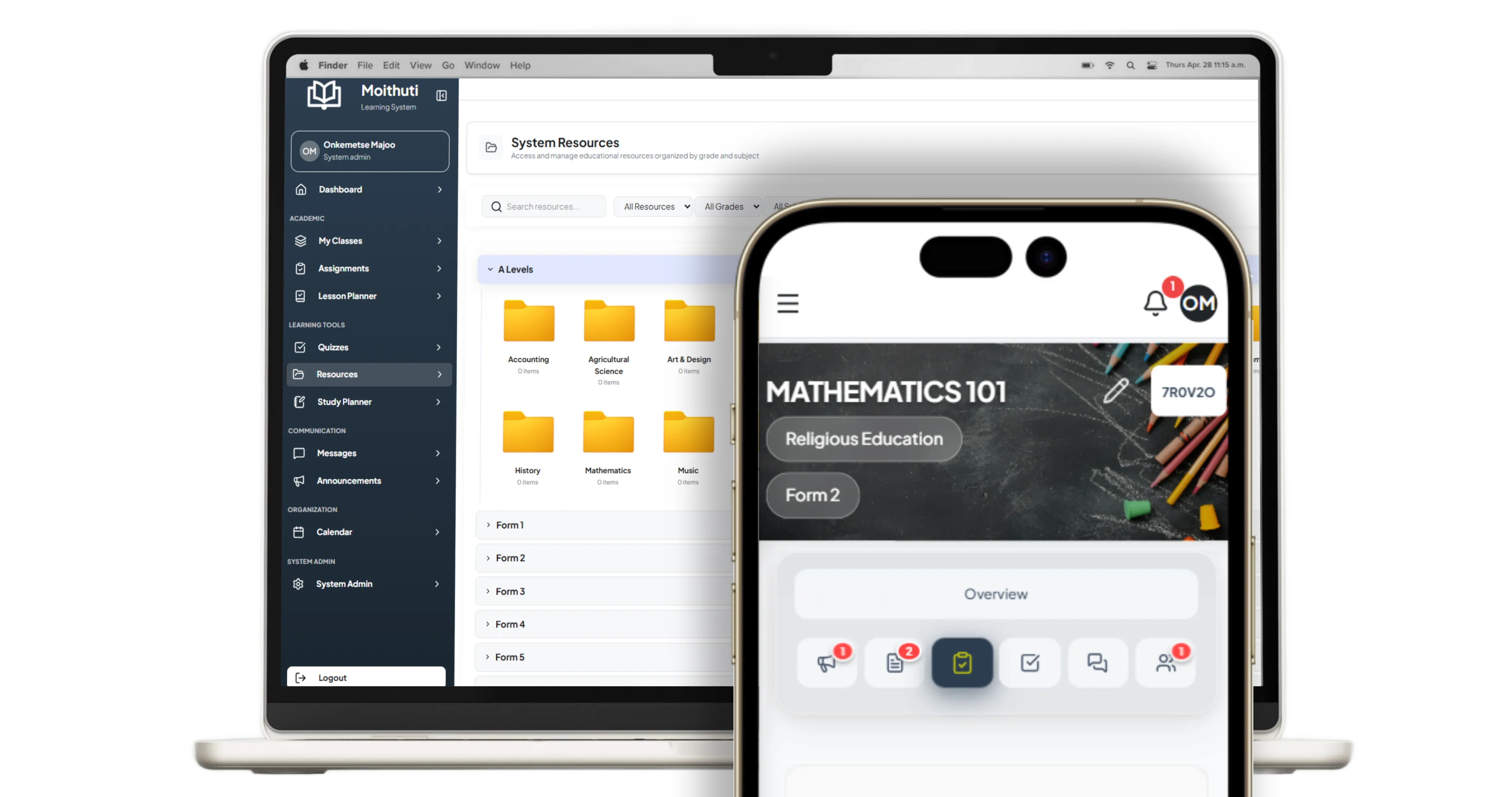 Moithuti Learning Platform